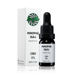 CBD Konopný olej Fullspektrum 5%
